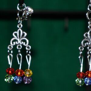Handmade Clip-On Earrings - PRIDE SUPPORT - COT 29